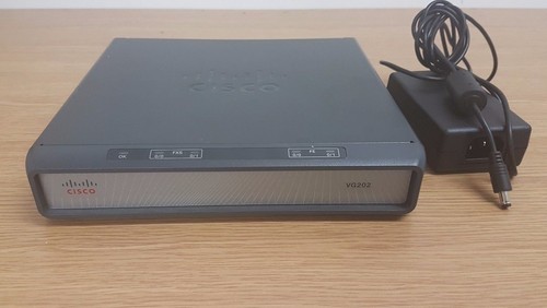 Cisco VG202 Analogue Voice Gateway or Phone Gateway with UK PSU (Inc VAT) - Picture 8 of 9