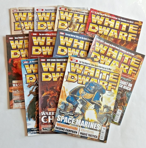 White Dwarf 11 x Games Workshop Zeitschriften 2008 Nr. #338 bis #348 - Bild 2 von 13
