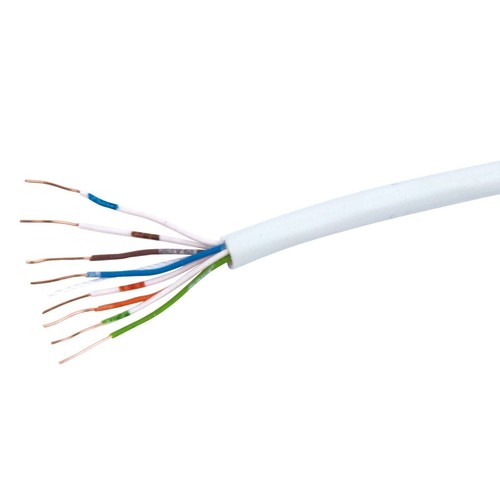 50MTR WHITE 4 PAIR TELEPHONE CABLE INTERNAL USE CW1308 BT CABLE ELECTRIC GATE - Picture 2 of 2