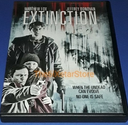 EXTINCTION DVD Horror Zombie 2015 HTF Indie Drama Sci-Fi B-Film Scary Virus VG