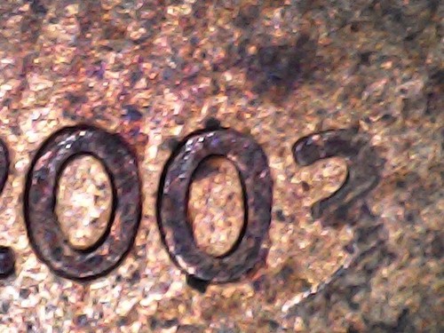 2003 D lincoln memorial penny grease strike error - Picture 3 of 14