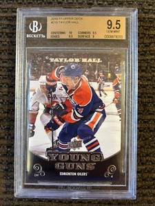 2010-11 Upper Deck Young Guns #219 Taylor Hall BGS 9.5 GEM MINT