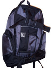 New ListingFul Black Laptop Backpack 18" Multi-Pocket Travel Bag w/ Audio Port Organizer