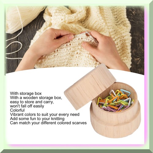 Colorful Triangular Stitch Marker Set - 60pcs Knitting & Crochet Place Markers w - Picture 4 of 7