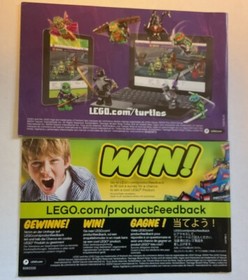 Lego 79120 INSTRUCTIONS ONLY  For Teenage Mutant Ninja Turtles #1 & # 2 Complete