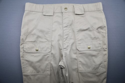 Vintage Men's REI Cargo Pants Beige Size 34x36 (Msr 34x35) - Picture 2 of 9