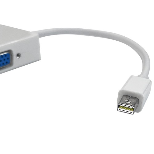 3 in1 Thunderbolt Mini DP Display port to HDMI DVI VGA Adapter Cable for MacBook - Bild 7 von 9