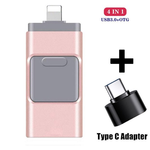 4 in1 USB i Flash Drive Disk Storage Memory Stick For iPhone iPad PC IOS Android - Photo 13/14