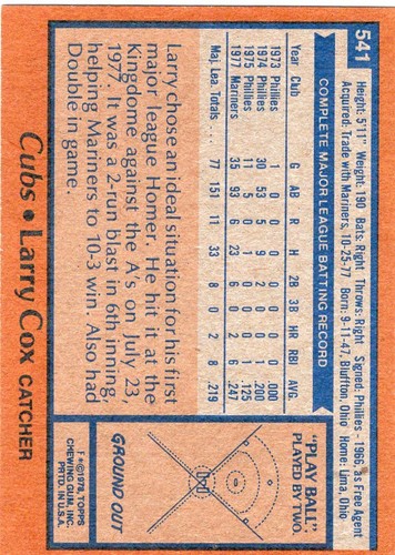 1978 Topps Baseball Complete Your Set You Pick #401-#600 NM **FREE SHIPPING** - Picture 283 of 401