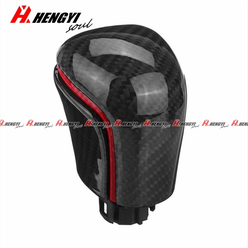 FOR TOYOTA COROLLA CAMRY 19-23 REAL CARBON FIBER AUTOMATIC GEAR SHIFT KNOB LEVER - Picture 8 of 9