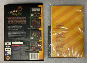 1994 SEGA CD 32X CORPSE KILLER CARDBOARD LONG BOX - Manual & Game NEW