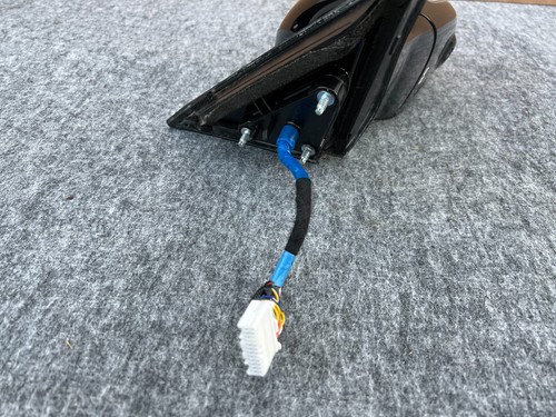 INFINITI Q50 2020-2024 OEM LEFT DRIVER DOOR MIRROR W/ CAMERA AUTOFOLD BLACK 1K - Picture 9 of 10