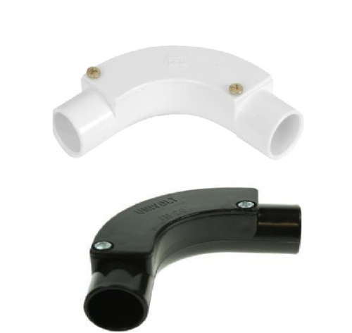 UNIVOLT 20mm & 25mm Conduit accessories White black-Clips,Adaptors,Elbow,Tee etc - Picture 7 of 13