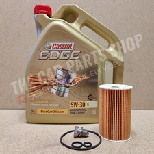 FOR VW TIGUAN 2.0 TDI 07-18 SERVICE KIT 5 LITRE CASTROL WITH NEW OIL FILTER KIT