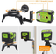 Cross Line Laser Level with 2 Plumb Dots - Huepar M-9211G Green Beam Self Leveli Nowe super tanie