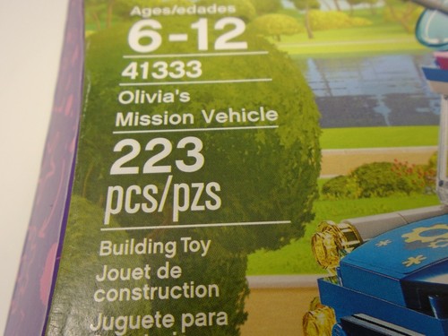 LEGO Friends 41333 Olivia's Mission Vehicle - Factory Sealed Retired 223 Pieces - Picture 3 of 8