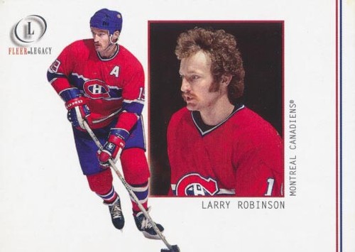 2001-02 Fleer Legacy #46 LARRY ROBINSON - Montreal Canadiens