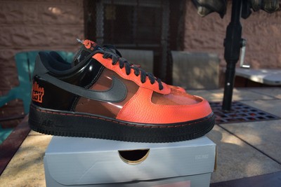Nike Air Force 1 Low Shibuya Halloween Mens sz 10.5 Black Orange | eBay
