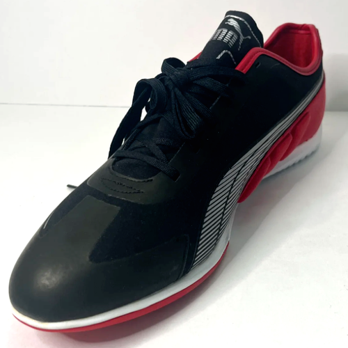 Puma Speed Cat Super Lite Herren schwarz/Puma silber/Band rot Schuhe 304357-07 - Bild 5 von 7