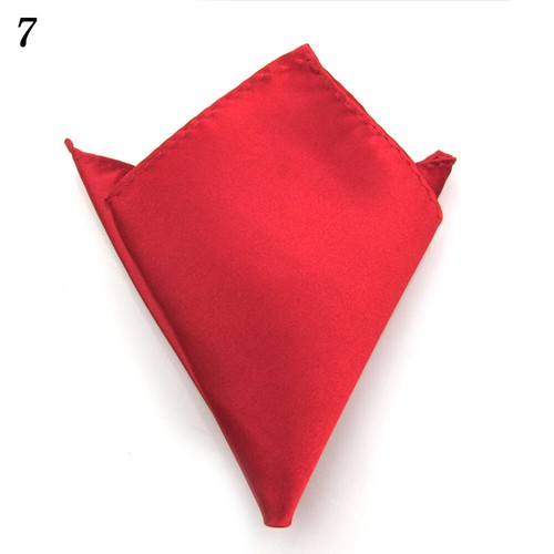 ❀ Pocket Square Mens Silk Satin Handkerchief Hanky - 40 Colours To Choose From! - Picture 16 of 53