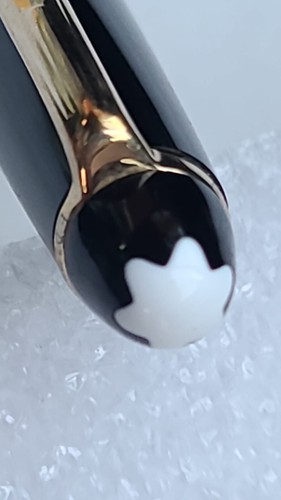 Montblanc Meisterstuck Classic 163 Gorra Negra De Colección Con Borde Dorado, muy buen estado - Imagen 5 de 8