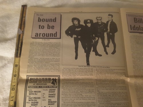 Rare 1987 Scene Billy Idol Cover Steve Stevens The Cult Stevie Ray Vaughn - Picture 7 of 13