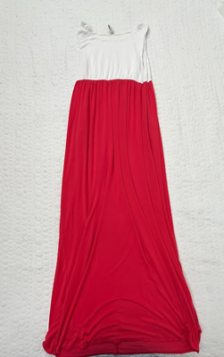 red and white maternity dress PinkBlush Red Lace Overlay Maternity Maxi Dress