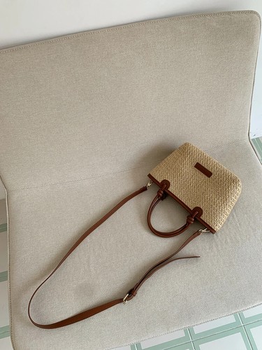 Bolso de hombro de verano para mujer Bolsos bandolera Cesta Tejido Bolsos de mano - Imagen 23 de 24