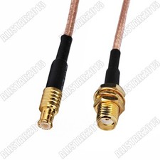 SMA Female Jack to MCX Male Plug Straight Connector RF Pigtail Cable RG316 15cm
