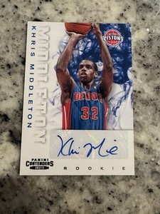 2012-13 2012 PANINI CONTENDERS KHRIS MIDDLETON #237 AUTO RC ROOKIE