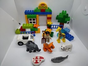 LEGO DUPLO 6136 My First Zoo set - giraffe tiger elephant 100% complete