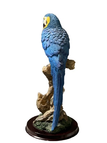 Tropical Macaw Parrot Sculpture 15 Inch Tall - Picture 3 of 5