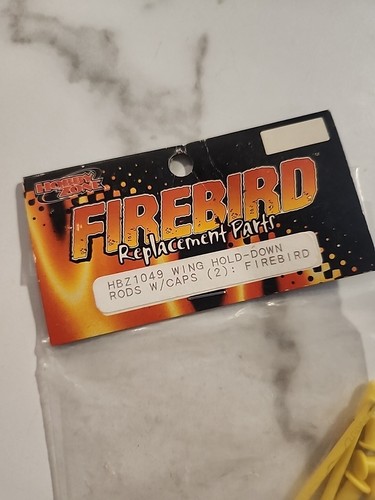 HobbyZone HBZ1049 Firebird XL Wing Hold Down Rods W/ Clamps (2) NEW - Picture 4 of 12
