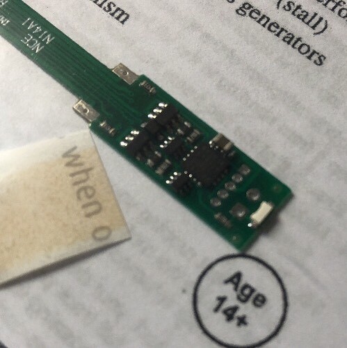 NCE 122 N12A1 N14A1 Decoder w/ LED's Atlas N Scale SD50 SD60 Plug-n-Play 524-122 - Picture 3 of 5