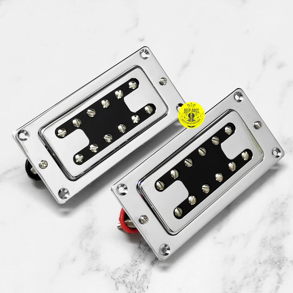 Juego de 2 pastillas para guitarra eléctrica Rickenbacker tamaño Humbucker bobina única Foto 2 de 4