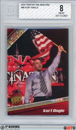 POP 1: Kurt Angle BGS 8: 2010 TRISTAR TNA New Era Gisto #88