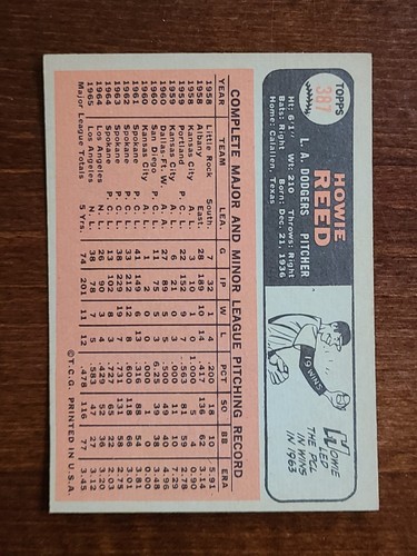 1966 Topps Baseball Cards Complete Your Set You Pick Choose Each #301 - 446 - Picture 111 of 197