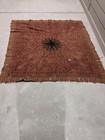 64" Sq Tablecloth Made From Old Paisley Shawl 