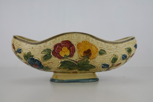 Vintage(1960s)HJ Woods Indian Tree Oval Mantel Vase, Excellent - Picture 2 of 7