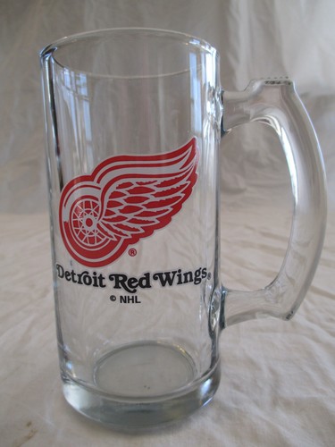 Detroit Red Wings Beer Glass Mug. NHL Hockey. #4. - Picture 8 of 12