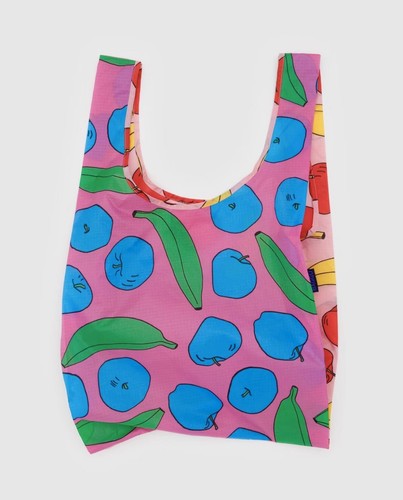 NEU! Baggu STANDARD TASCHE im "Äpfel & Bananen Mix" — waschbares recyceltes Nylon - Bild 4 von 14