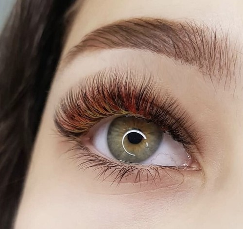 Eyelash Color Extensions 4 color Mix 12 strips C curve 0.12mm New - Picture 5 of 7