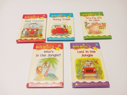 Set of 5 Gold Stars series hardcover books (Reading). - Imagen 12 de 21