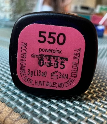 Brand new set of 2 x cover girl Lipstick colour 550 powerpink power Pink - Picture 4 of 6