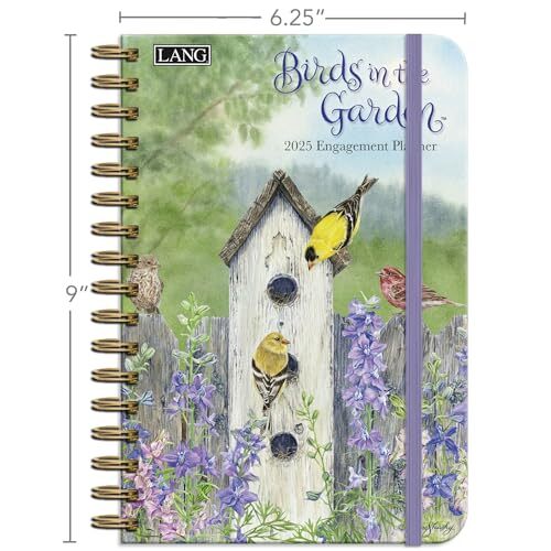 LANG Birds in The Garden 2025 Spiral Engagement Planner (25991011105) - Picture 7 of 7