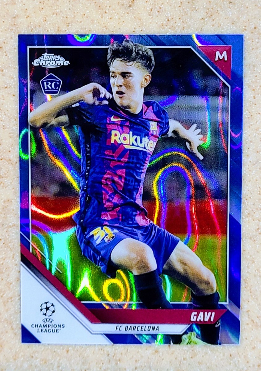 その他 gavi rc psa9 rainbow foil 2022 Topps UEFA CC Neon Green Foil #178 Gavi 13/199 PSA 10