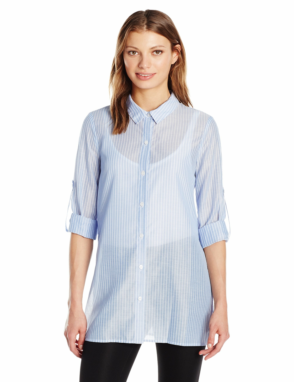 Femme BCBGeneration Tunique Bouton Avant Chemise, Li-Choisir Größe coul Femme BCBGeneration Tunique Bouton Avant Chemise, Li-Choisir Größe coul