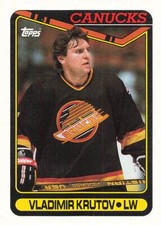 1990-91 Topps #380 Vladimir Krutov