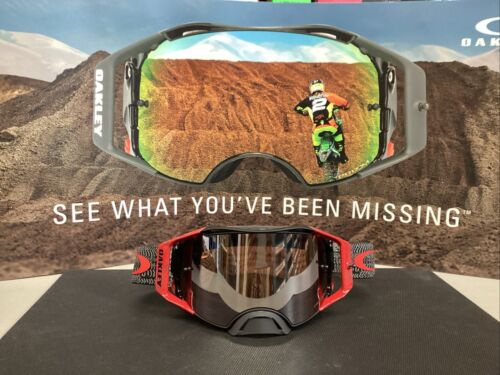 Oakley Airbrake MX Goggles Black Flux w/Prizm Black OO7046-E5