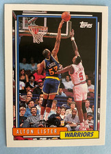 1992-93 Topps Basketball #16 Alton Lister - Golden State Warriors